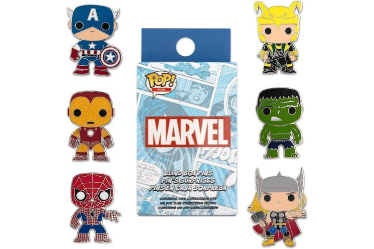 POP! MARVEL, BLIND BOX PINS