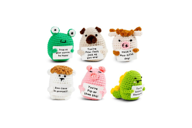 Positive Emotional Support Crochet Animals Mix 2