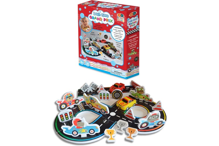 Racing Car Grand Prix Bath Time Set Buddy & Barney