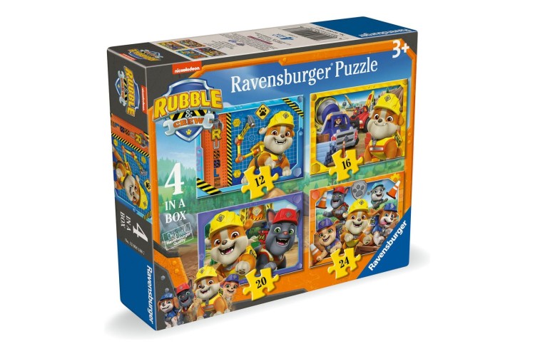 Rubble & Crew 4 in a Box Jigsaw Puzzles