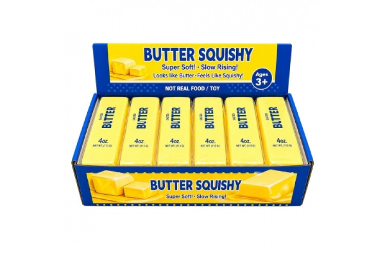 Salted Butter Medium Slow Rising Squeezy Squishy 13cm