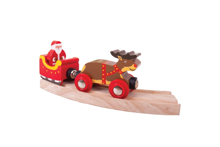 Santa Sleigh with Reindeer  RTBJT468