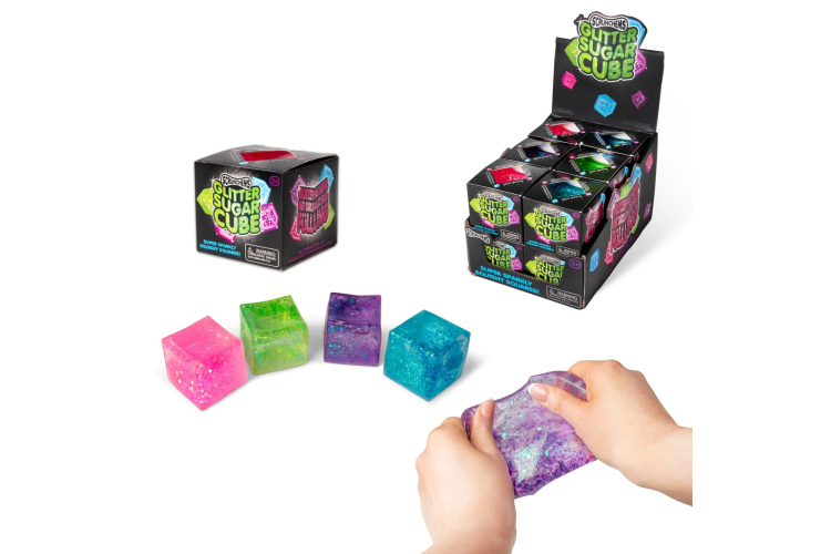 SCRUNCHEMS GLITTER SUGAR CUBE