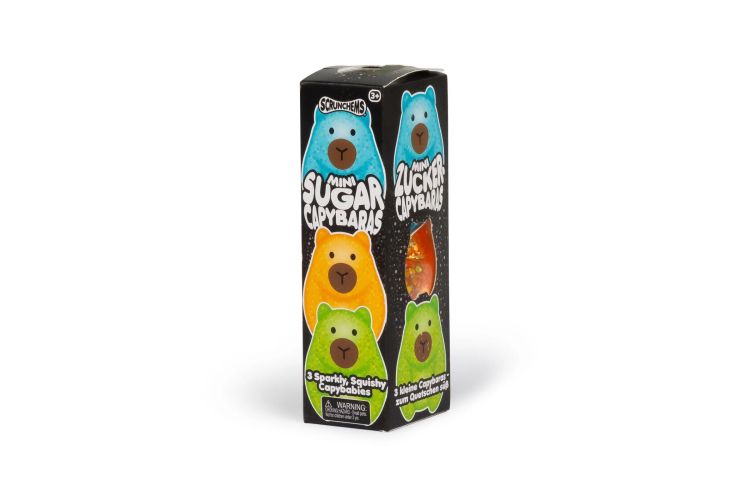 SCRUNCHEMS MINI SUGAR CAPYBARAS - 3PK