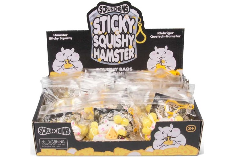 Scrunchems Sticky Squishy Hamster