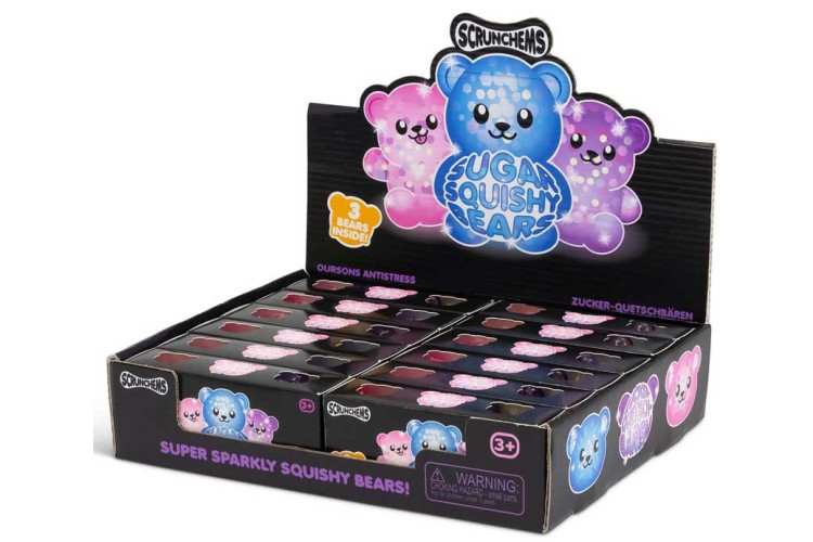 SCRUNCHEMS SUGAR DIDDY BEARS - 3PK