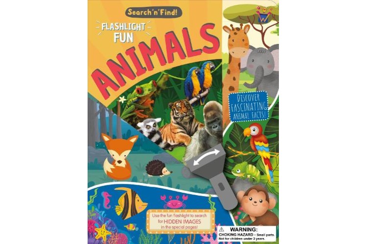 Search & Find - Flashlight Fun Animals Book