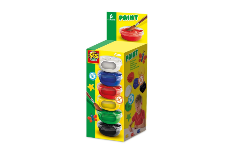 SES Creative - Poster paint 6 colours x 45 mL