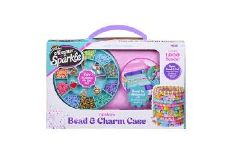 SHIMMER N SPARKLE ABC BEAD AND CHARM CASE