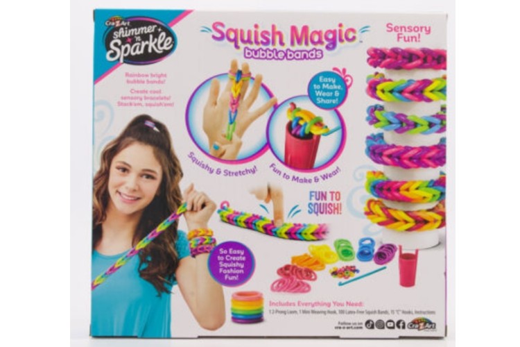 SHIMMER N SPARKLE SQUISH MAGIC BUBBLE BANDS