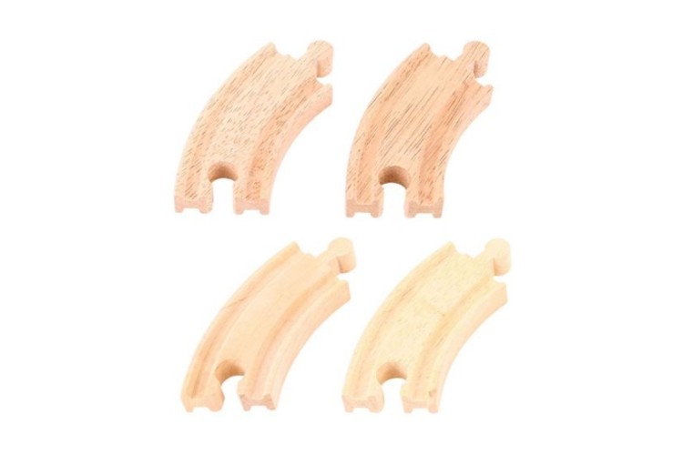 Short Curved Track x 4 Bigjigs BJT110