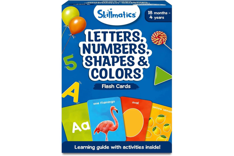 Skillmatics Flash Cards for toddlers: Letters, Numbers, Shapes & Colors