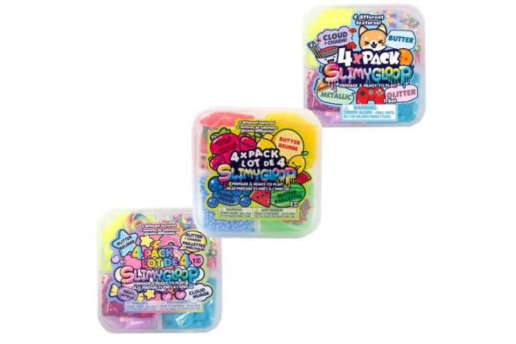 Slimy Gloop Kawaii 4pk