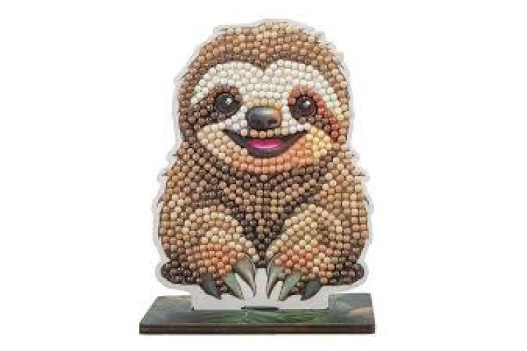Sloth Crystal Art Wildlife Buddies