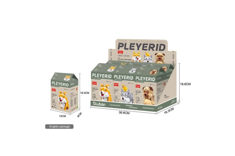 Sluban - Building Blocks Dog (Pen holder) P8085