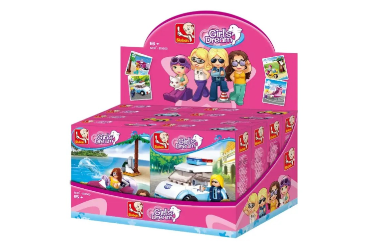 Sluban - Girls Dream Vehicles assorted B0600