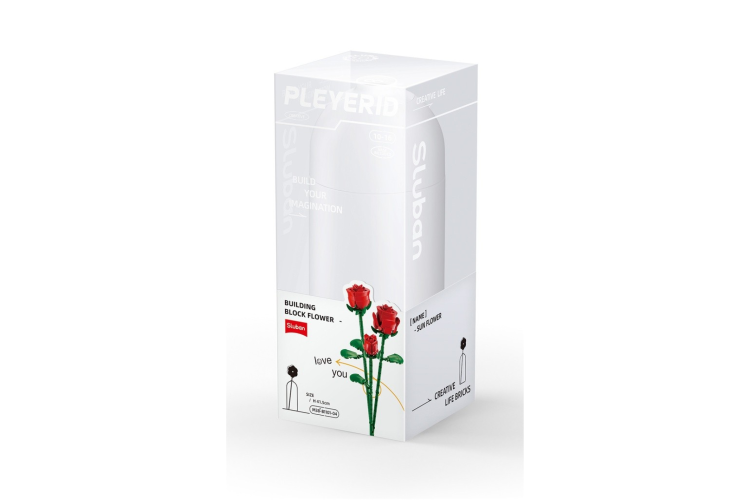 Sluban - Building Blocks Red Roses B1101-04