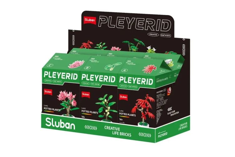 Sluban - Potted Plants - B1075 assortment