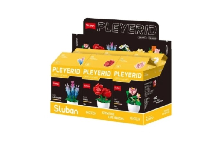 Sluban - Potted Plants - B1077 assortment