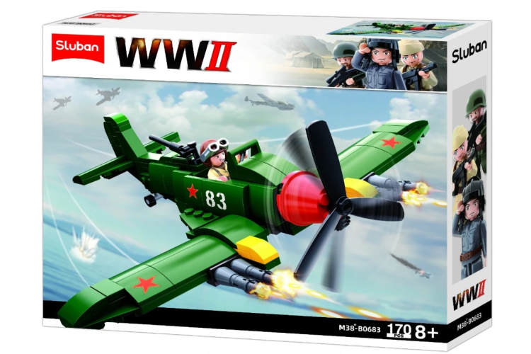 Sluban M38-B0683 WWII - ILYUSHIN II-2 ATTACKER