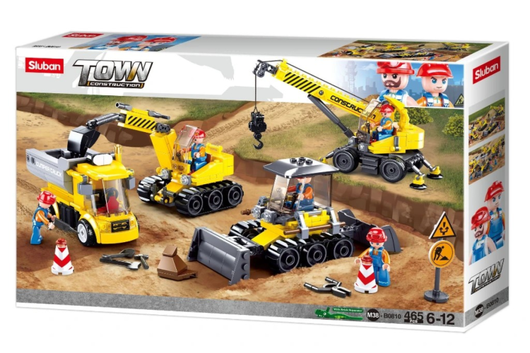 Sluban M38-B0810 CONSTRUCTION SET 465 pieces
