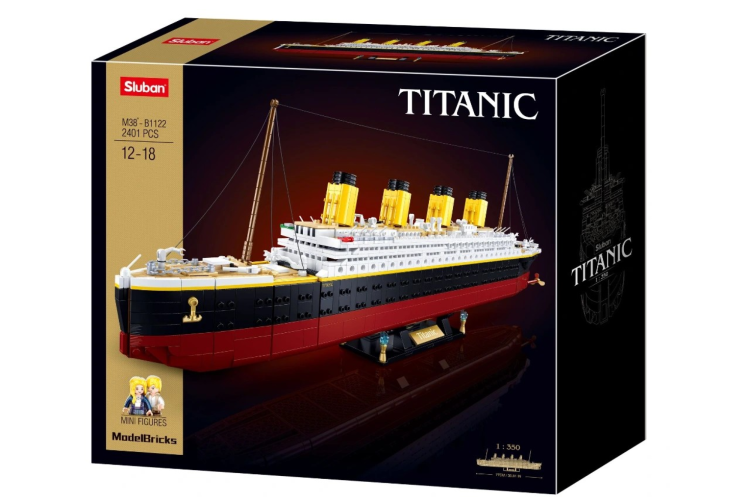Sluban M38-B1122 TITANIC 1:350 2401 pieces