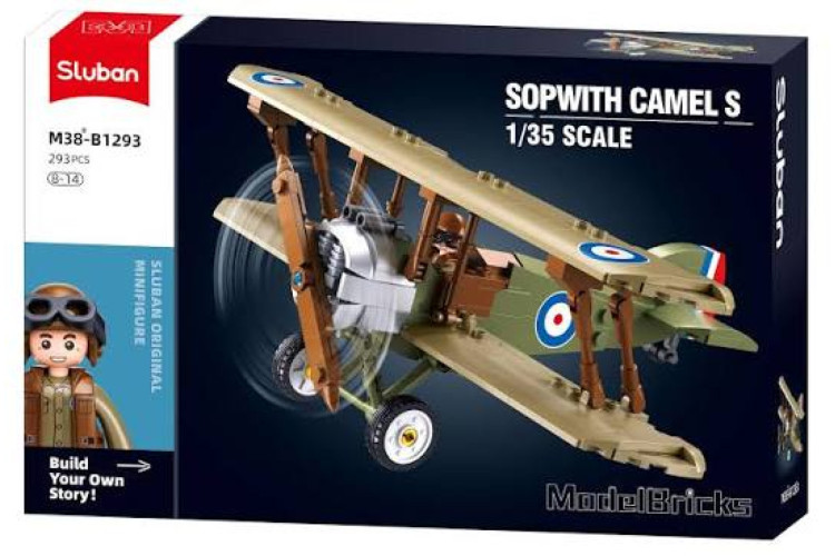 Sluban M38-B1293 1/35 SOPWITH CAMEL 293pc