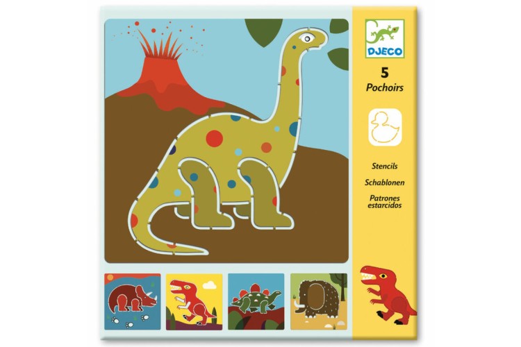 Stencils Dinosaurs DJECO DJ08863