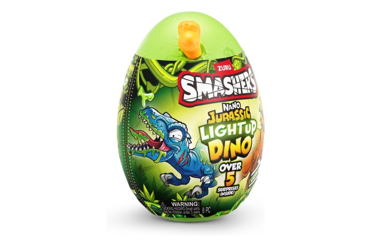 Smashers Nano Jurassic Glow in the Dark Dino