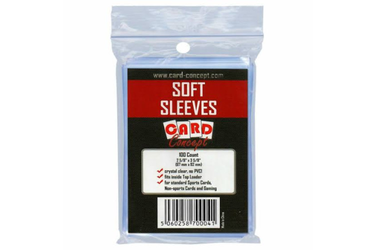 Single Card Holder Soft Sleeves (100 ct.)