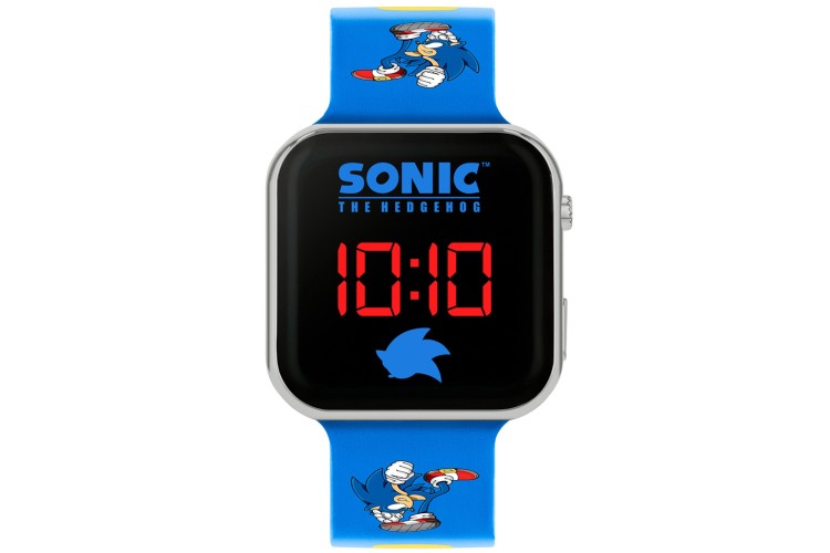 Sonic The Hedgehog Printed Strap LED Watch