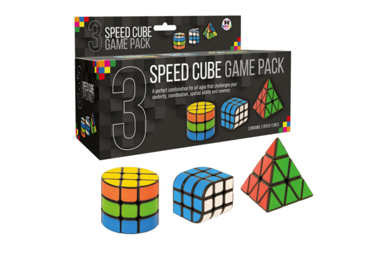 Speed Cube Game Pack - set of 3 in a pack