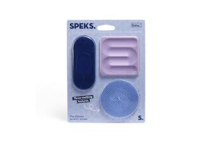 Speks Blue Pack of 3 Slabs Sensory Sticker