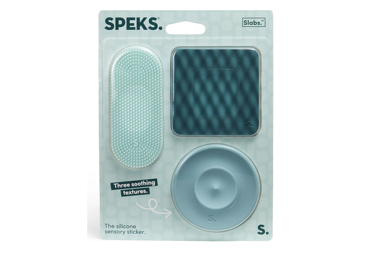 Speks TEAL Pack of 3 Slabs Sensory Sticker