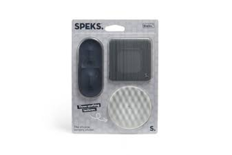 Speks Grey Pack of 3 Slabs Sensory Sticker