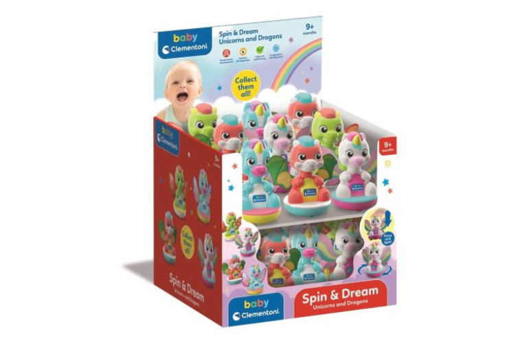 Clementoni Spin & Dream Unicorns & Dragons