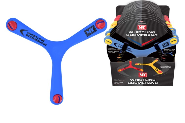 Sports Whistle Boomerang - 3 Colours - 1 supplied