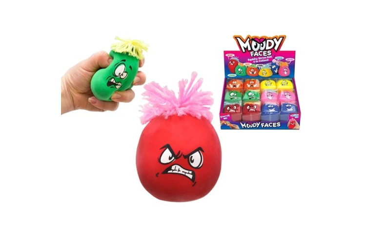 Squeeze Smiley Face Stress Toys