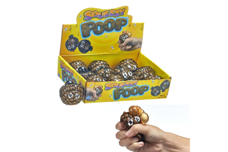 Squeezy Poop Mesh Balls