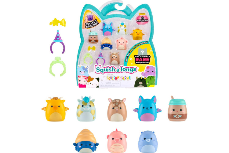 Squishalongs - 8 Pack (Style 4) W5