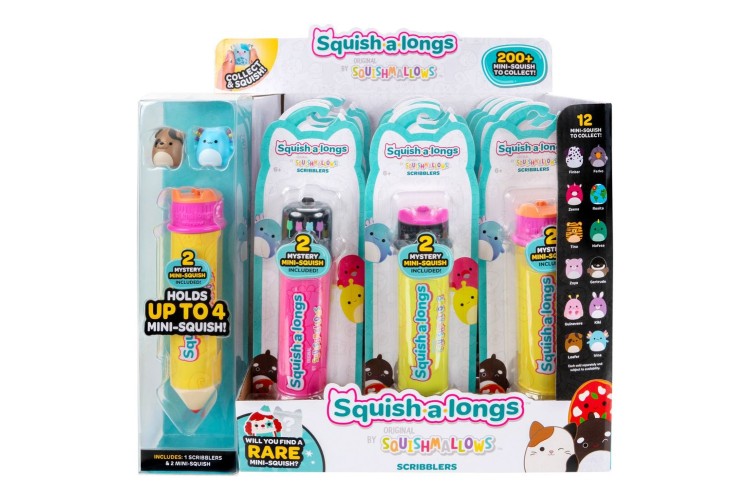 Squishalongs - Collect & Display Scribblers Pk