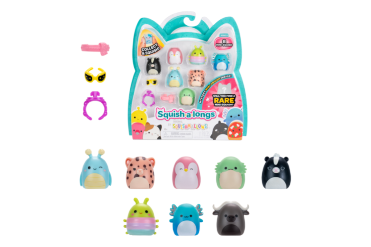 Squishalongs 8 Pack Wave 3 (style 1 )