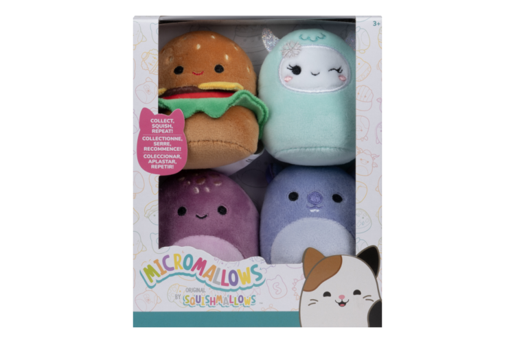 Squishmallows - 2.5in Micromallows 4 Pk Plush 