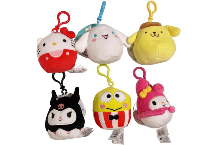 Squishmallows - 3.5in Hello Kitty Clip-On Asst