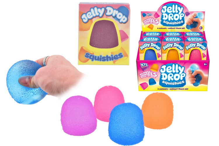 Squishy Jelly Drop (4 Asst Colours)