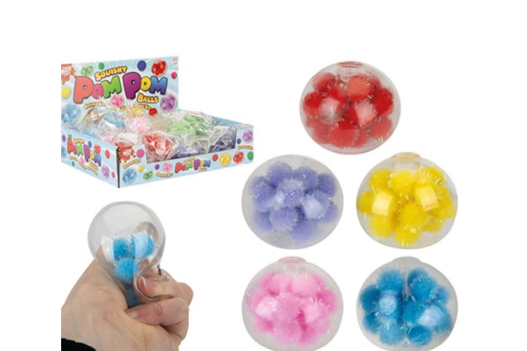 Squishy Pom Pom Balls