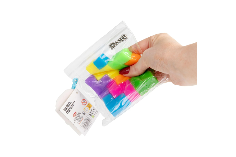Squishy SCRUNCHEMS STICKY SQUISHY PUZZLE CUBE