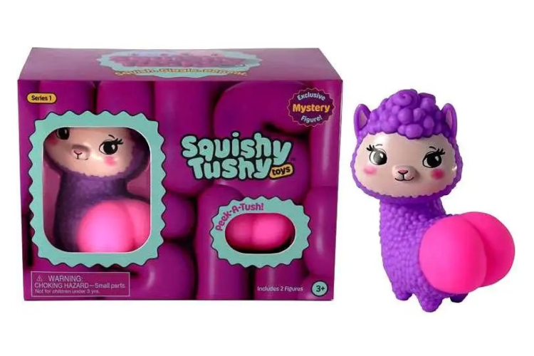 Squishy Tushy Fidget Toy 2 Pack Assortment