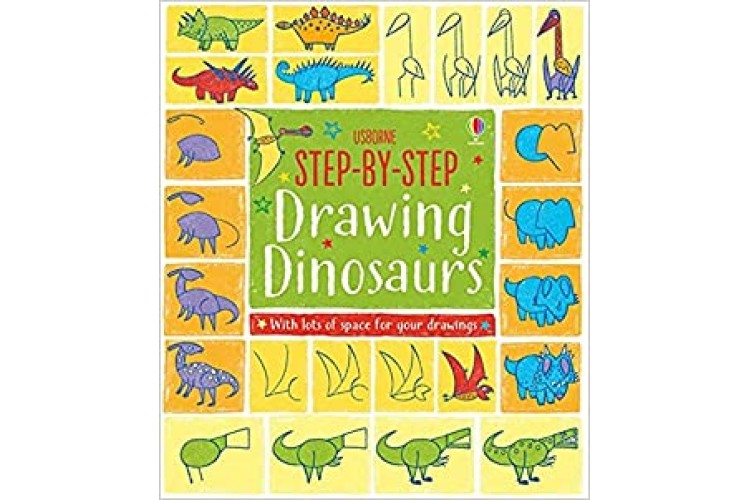 STEP BY STEP DRAWING DINOSAURS