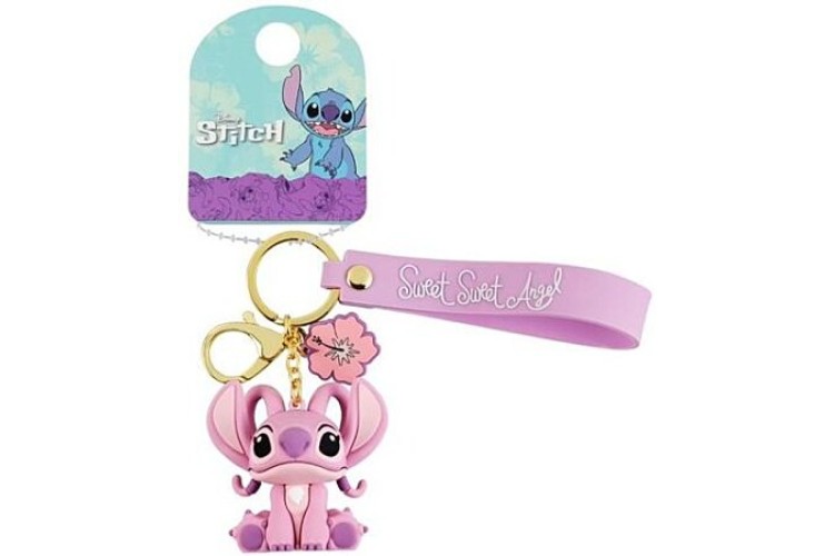 Stich Angel 3D Key Chain